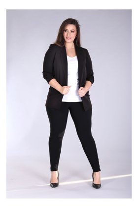 Juodas elegantiškas švarkas AIDA