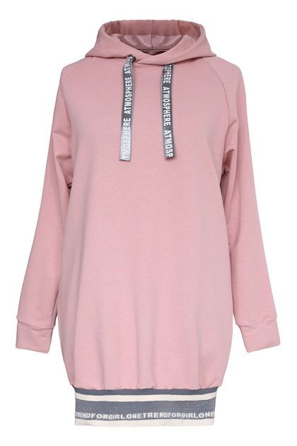 Ilgas pastelinis bliuzonas su gobtuvu BRENDA