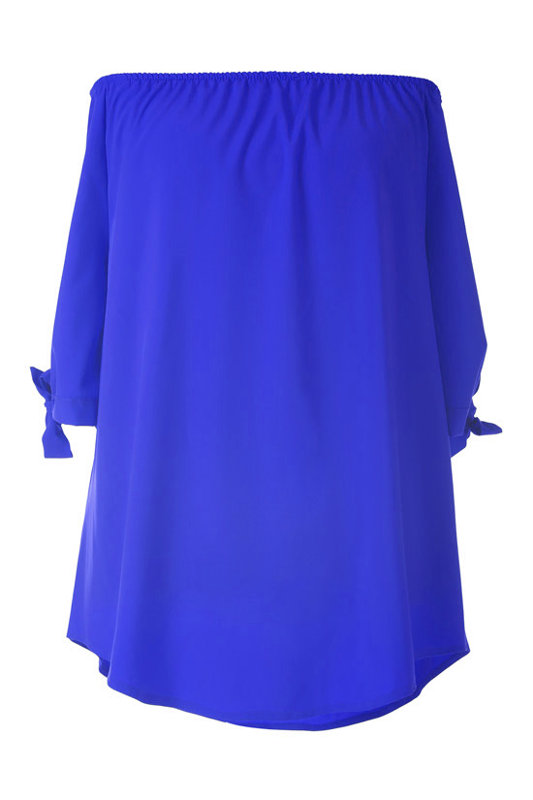 Mėlyna ispaniško stiliaus palaidinė ESTELL