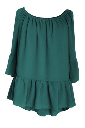 Žalia ispaniško stiliaus palaidinė FIORELLE