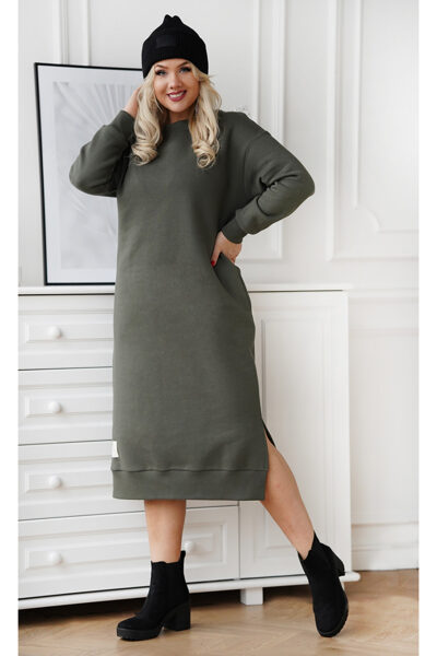 ALYVUOGIŲ ATSPALVIO SPORTINĖ SUKNELĖ ILGOMIS RANKOVĖMIS - JANES