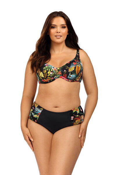 Dviejų dalių maudymosi kostiumėlis su gėlių raštu L3133/3