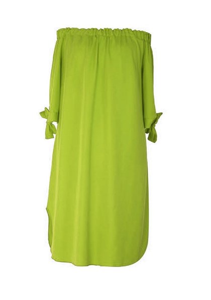 Citrininė ispaniško stiliaus suknelė MARITA