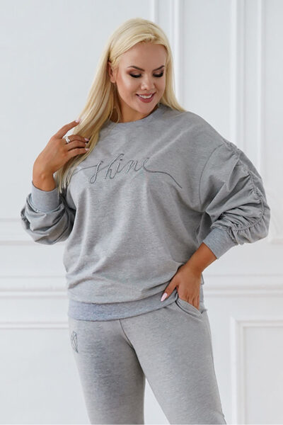 PILKAS SPORTINIS KOSTIUMAS SU RANKOVIŲ KLOSTĖMIS IR UŽRAŠU - KOMPLEKTAS - SAMME