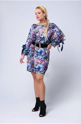 Tunika/Suknelė spalvota su ornamentais SANTI PRINT