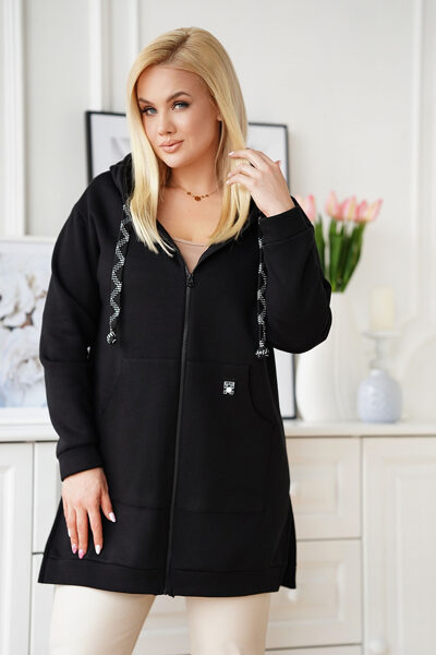 JUODAS ILGAS PLIUS DYDŽIO BLIUZONAS SU GOBTUVU - TAMIKA