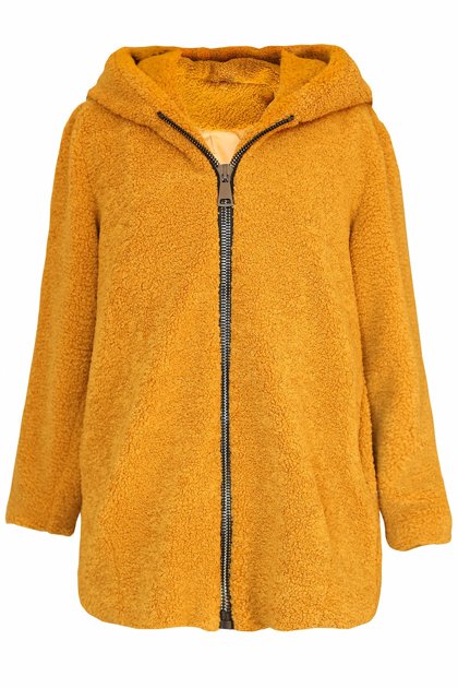 Medaus atspalvio paltukas su gobtuvu TAYLOR